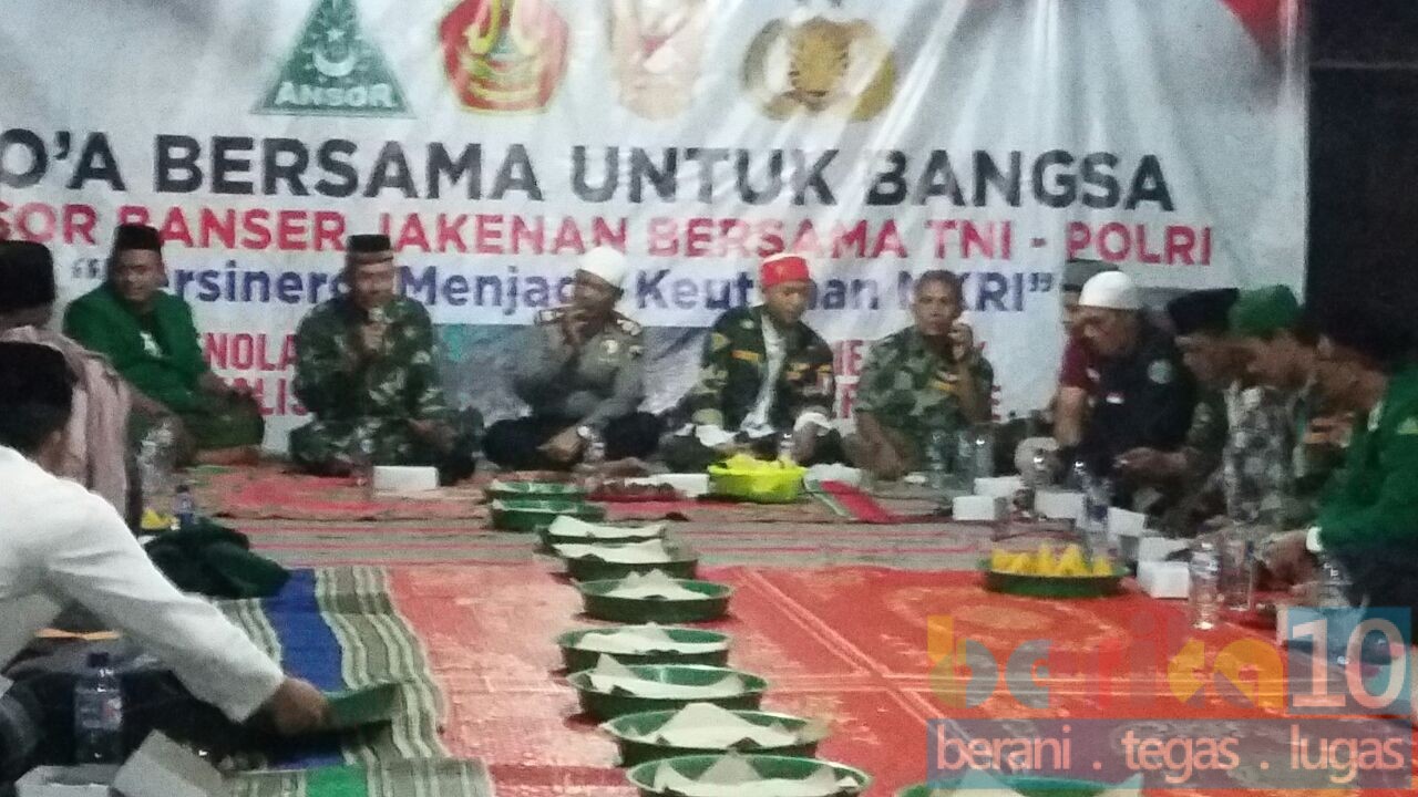 Sinegritas Doa Bersama TNI Polri Di Pati Demi NKRI